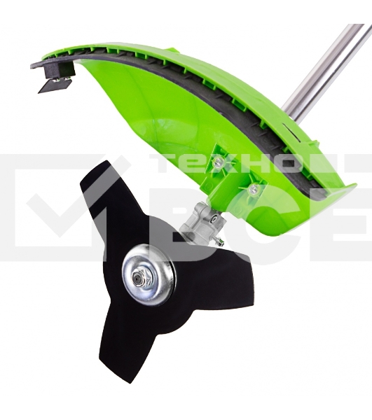 Триммер бензиновый Сибртех КС-1300Н, 25 см3, неразъемная штанга, состоит из 2 частей