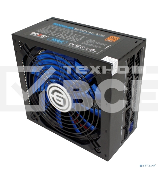 Блок питания Ginzzu MC1000 14CM 80 PLUS Bronze,