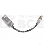 Адаптер miniDP --> HDMI-F 0.15м ,  оплетка, 4K@60Hz, Telecom (TA565), фото2