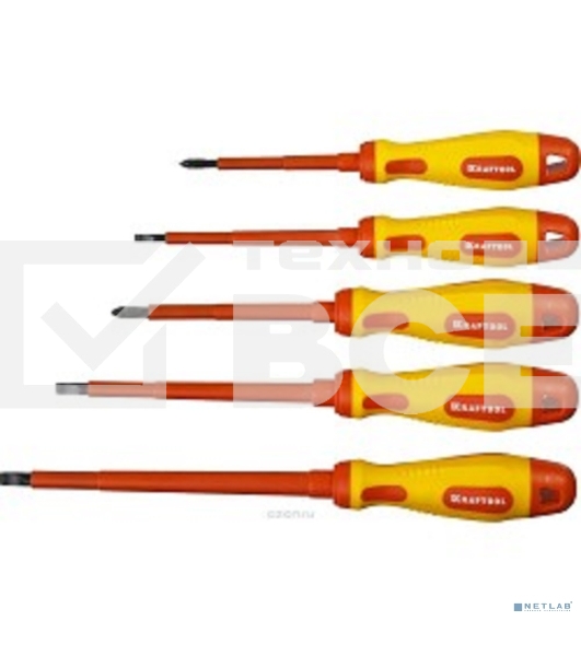 Набор KRAFTOOL EXPERT 250088-H6 Cr-Mo-V сталь. SL: 2.5. 4. 5.5. 6.5. PH: № 1. № 2. 6 предметов