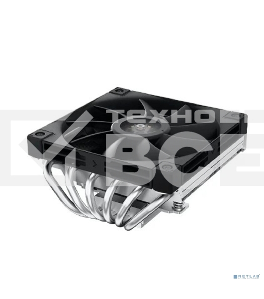 Кулер для процессора DEEPCOOL AN600 черный, 120 мм, алюминий, 1850 об/мин, 24.2 дБ, 4 pin, 180 Вт, 67 мм