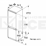 Холодильник Bosch KIN86NSE0 2-хкамерн. белый, фото7