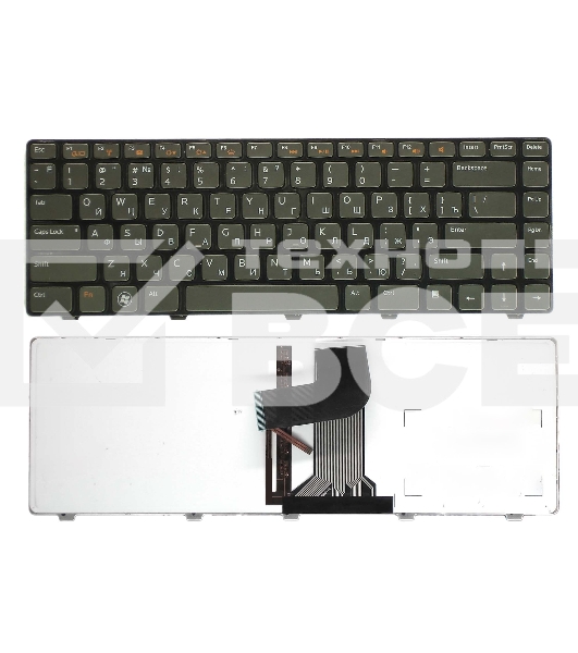 Клавиатура для ноутбука Dell XPS 15 L502X N4110 M5040 N5050 N5040 черная с подсветкой