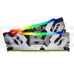 Оперативная память Kingston Fury Renegade, DDR5, 32GB (1x32GB), 6400MHz, CL32, радиатор, RGB, серебристый/чёрный, фото2