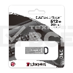 Флеш диск Kingston 512Gb DataTraveler Kyson USB Type-A, metal case, silver (DTKN/512GB), фото 1
