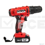 Дрель акк HIPER 12В, 30Нм, 2Ач, 0-350/0-1350 об/мин, 2 акк, Li-ion, БЗП 10мм, кейс, фото3