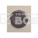 Розетка KRANZ STRONG 1-ая с/з с/у, со шторками и крышкой 16А шелк, фото 1