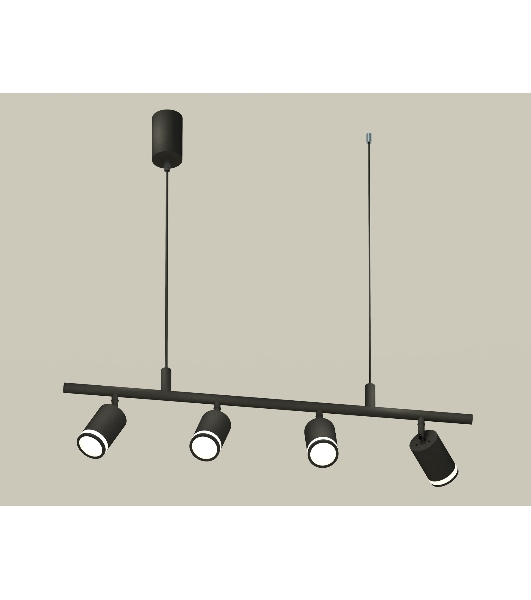 Светильник Ambrella light XB9002150/4 SBK/FR черный песок/белый матовый MR16 GU5.3 (С9002, С6313, N6221)