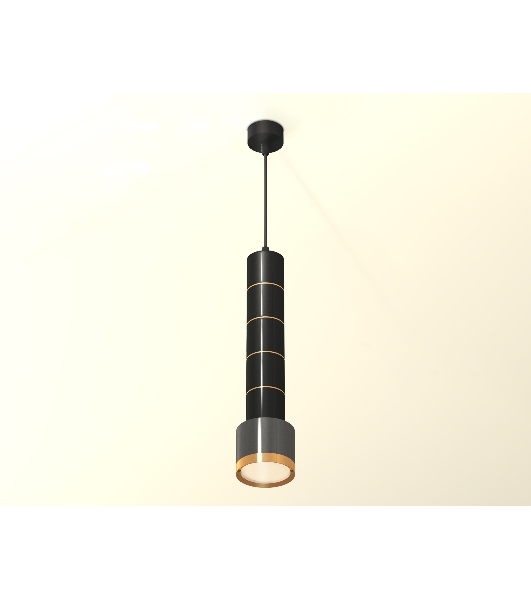 Светильник Ambrella Light XP8115010 DCH/PYG черный хром/золото желтое полированный GX53