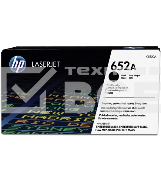 Тонер Картридж HP 652A CF320A черный для HP CLJ M651dn (11000стр.)