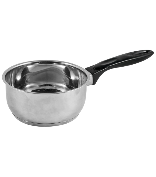 Ковш MALLONY MESTOLO-14 из нерж стали с бак ручкой, капс дно, 1 литр, зеркальная полировка, 14 см