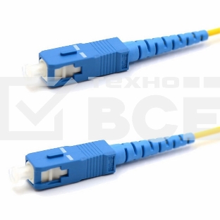 Патч-корд оптический соединительный (SM), 9/125 (OS2), SC/UPC-SC/UPC, (Simplex), LSZH, 1м