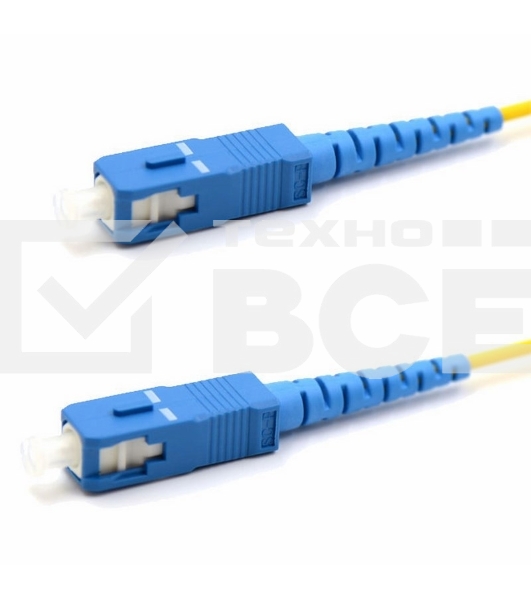 Патч-корд оптический соединительный (SM), 9/125 (OS2), SC/UPC-SC/UPC, (Simplex), LSZH, 1м