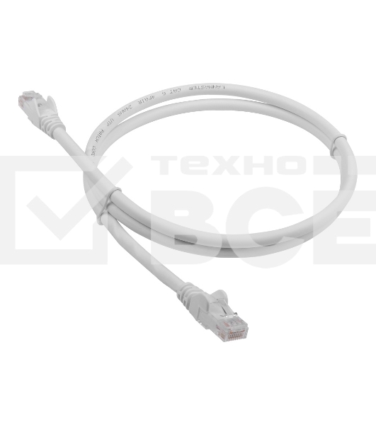 Патч-корд LANMASTER LSZH UTP кат.6, 3.0 м, белый