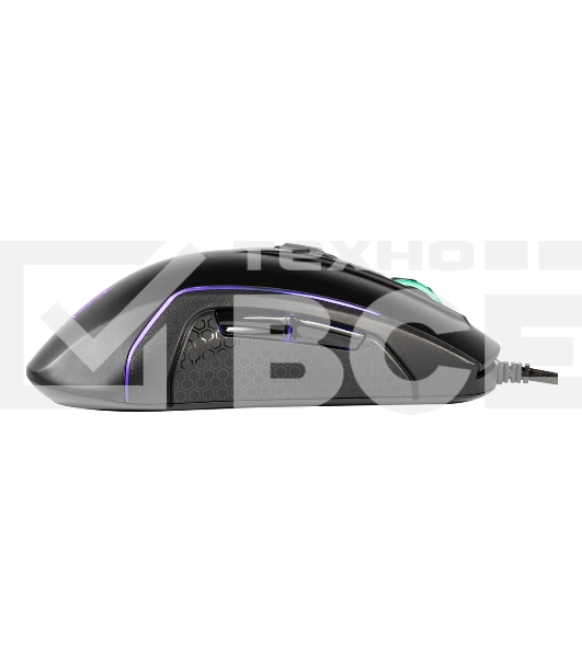 Мышь проводная Harper Gaming Kickback GM-P05 черный, 10000 dpi, USB, кнопки - 8