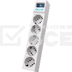 Сетевой фильтр ZIS PILOT Surge protector Pilot SG5 5 outlets (GP), 10A / 2.2kVt, automatic circuit-breaker, 10 m, фото 1