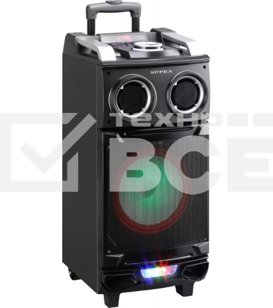Минисистема SUPRA SMB-880 черный 140Вт/FM/USB/BT/SD