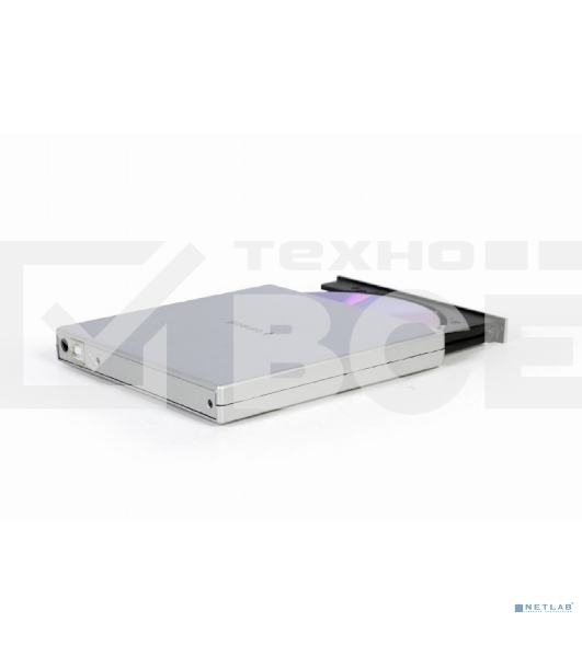 Оптический привод внешний с интерфейсом USB 2.0 Gembird DVD-USB-02-SV пластик, серебро