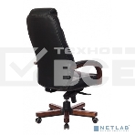 Кресло руководителя Бюрократ T-9923WALNUT/BLACK черный, кожа, крестовина дерево, фото24