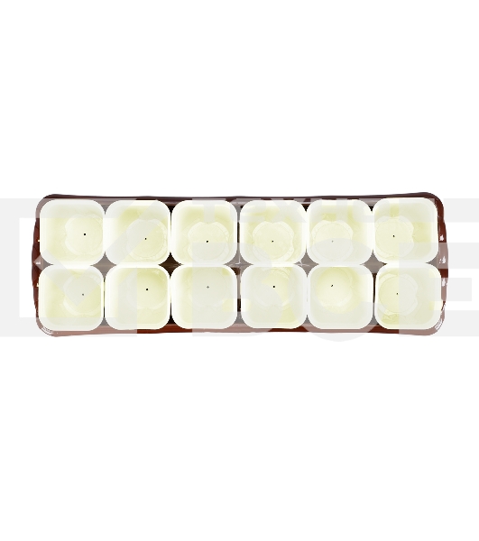 Набор для рассады Palisad поддон 470х166х82 мм, 12 горшочков по 250 мл. с выдвижным дном