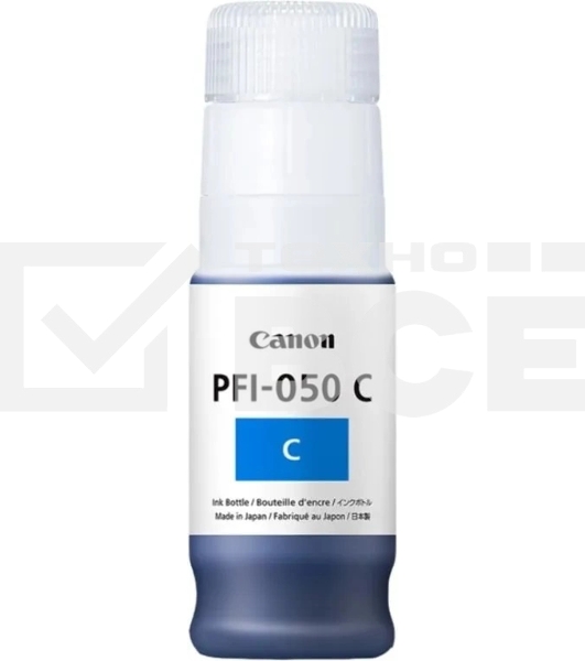 Картридж струйный Canon PFI-050C 5699C001 голубой (70мл) для Canon imagePROGRAF TC-20M