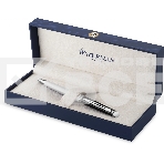 Ручка шариковая Waterman Hemisphere Colour Blocking (2202846) черн/белый M син. черн. подар.кор., фото 1