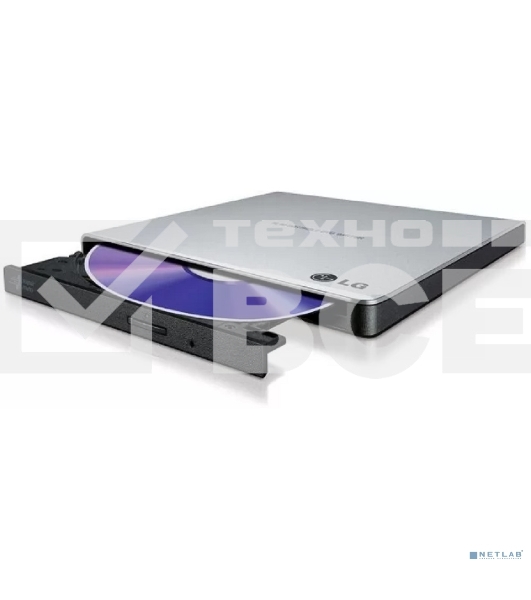 Привод DVD-RW LG GP57ES40 серебристый USB внешний