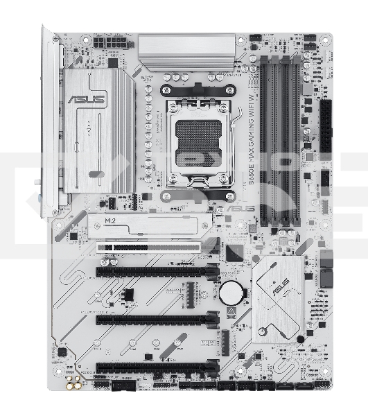 Материнская плата ASUS B650E MAX GAMING WIFI W, AM5, AMD B650, 4xDDR5, 4xSATA, 3xM.2, 1xPCIe 5.0 x16, 1xPCIe 4.0 x4, 2xPCIe 3.0 x1, 1xDP, 1xHDMI, 1x2.5Gb LAN, Wi-Fi 6E, Bluetooth 5.3, 1xUSB-C 10Gbps, 3xUSB-A 10Gbps, 2xUSB-A 5Gbps, 2xUSB-A 2.0, 3x3.5 мм, 7