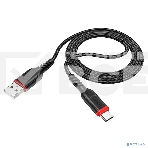 Кабель USB Type-C/HOCO HC-44920 X59/1m/2.4A/Нейлон/Black, фото4