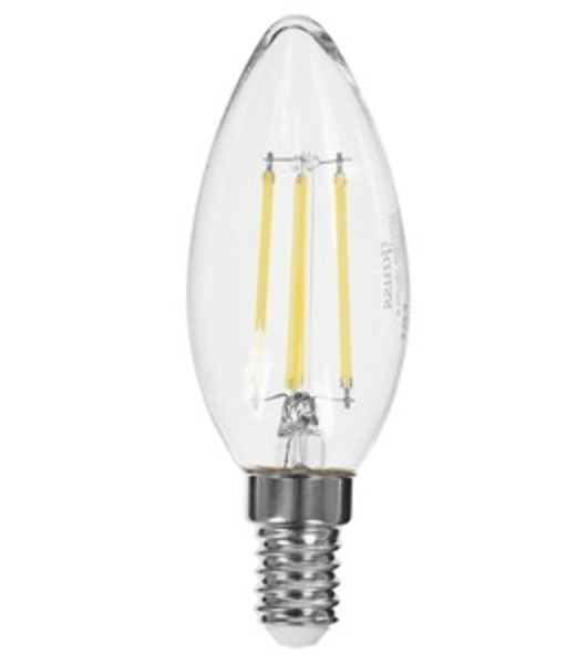 Лампа светодиодная Gauss Filament 103201209-D 9Вт цок.: E14 свеча 220B св. свеч. белый нейт. (упак.: 10 шт)
