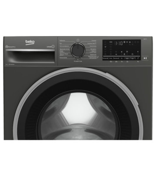 Стиральная машина Beko B3WFR572AB темно-серый, загрузка фронтальная 7 кг, 1200 об/мин., класс: А