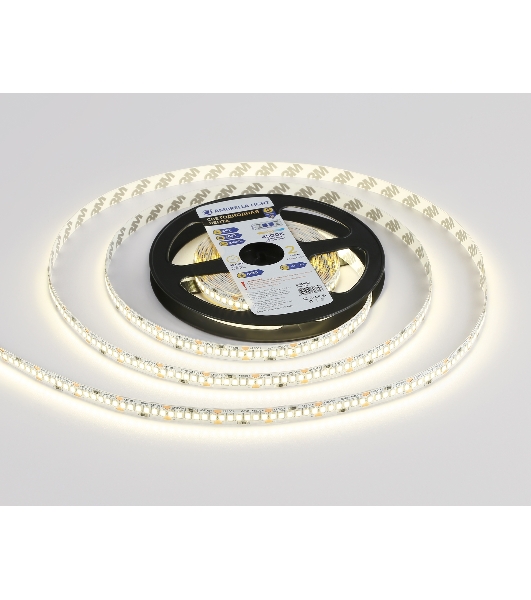 Светодиодная лента Ambrella light GS3402 2835 240Led/ 20W m/ 24V IP20 4500K/ 5000*10*1.2mm (2 конт.)