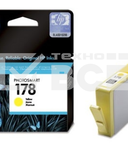 Картридж струйный HP №178 CB320HE желтый для HP C5383/C6383/B8553/D5463 (300стр.)
