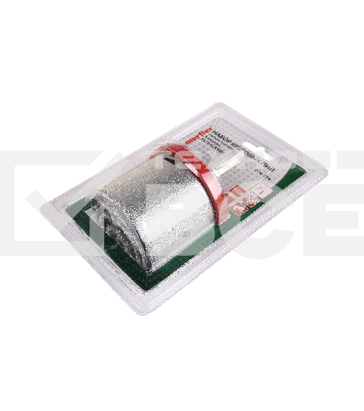 Набор коронок Hammer Flex 224-204 DR CR 65кафель\кирпич, 4шт.:33,53,67,83мм+адаптер