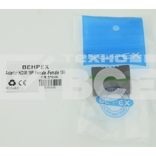 Адаптер аудио-видео HDMI (f)/HDMI (f) черный