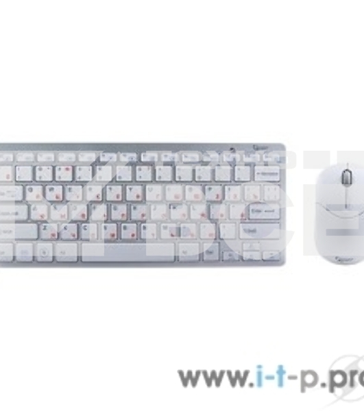 Клавиатура+мышь Gembird KBS-7001-RU {Wireless, ноутбучн. механизм клавиш 2.4ГГц/10м, мини-приемник- USB}