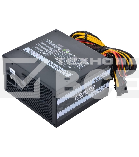 Блок питания Chieftec RTL GPS-600A8, 600Вт, 80 PLUS, 120мм, черный