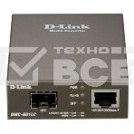 Медиаконвертор D-Link DMC-G01LC/C1A, Media Converter with 1 100/1000Base-T port and 1 100/1000Base-X SFP port., фото 1