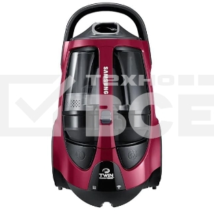 Пылесос Samsung VCC885FH3P красный, 430/2200 Вт, уборка сухая, пылесборник двойная камера 2л