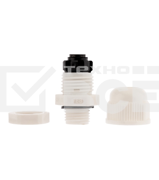 Кабельный ввод Rexant MG-12 (7,6-4,6 мм) белый 2 шт.