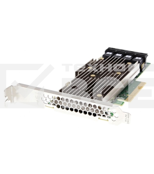Контроллер MegaRAID 9460-16I SGL (05-50011-00), PCIe 3.1 x8 LP, SAS/SATA/NVMe, RAID 0,1,5,6,10,50,60, 16port(4 * int SFF8643), 4GB Cache, 3516ROC