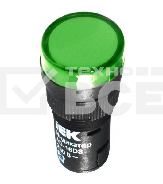 Арматура светосигнальная AD-16DS 230В зел. ИЭК BLS10-ADDS-230-K06-16