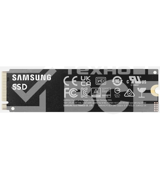 Накопитель SSD Samsung 990 PRO, 1000GB, PCIe 4.0 x4, M.2 2280, NVMe, R/W 7450/6900