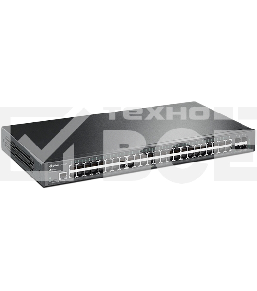 Коммутатор 48-портовый гигабитный управляемый уровня 2+ TP-Link TL-SG3452X JetStream с четырьмя слотами SFP+ 10 Гбит/с