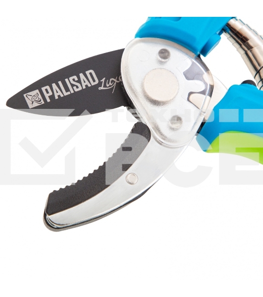Секатор с наковальней, обрезиненные рукоятки PALISAD LUXE 60484