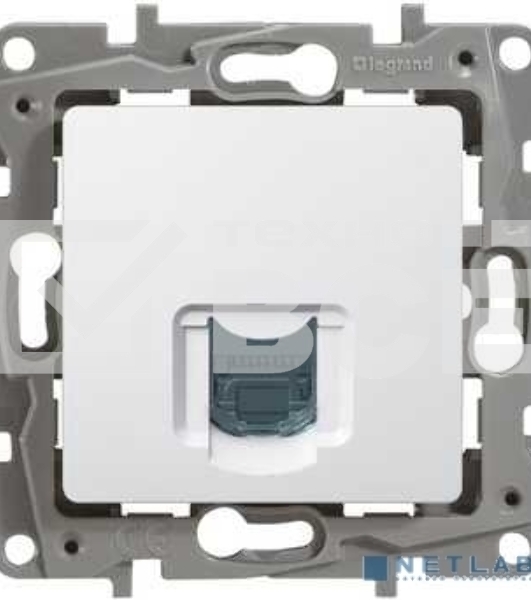 Розетка ETIKA RJ45 кат.5 UTP, бел. 