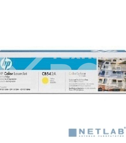 Картридж лазерный HP CB542A желтый LJ P1215/1515 (1400стр.)