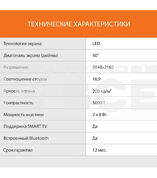 Телевизор SunWind 50