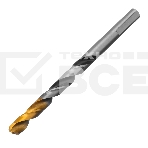 Сверло спиральное по металлу 7,0 x 109мм, Р6М5, Golden Tip, многогранная заточка Denzel, фото5