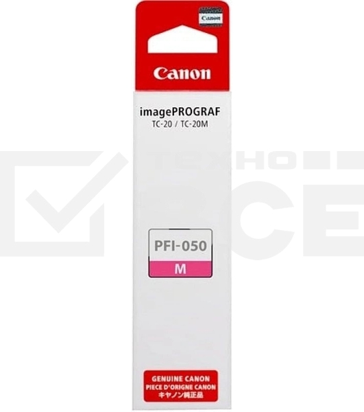 Картридж струйный Canon PFI-050M 5700C001 пурпурный (70мл) для Canon imagePROGRAF TC-20M